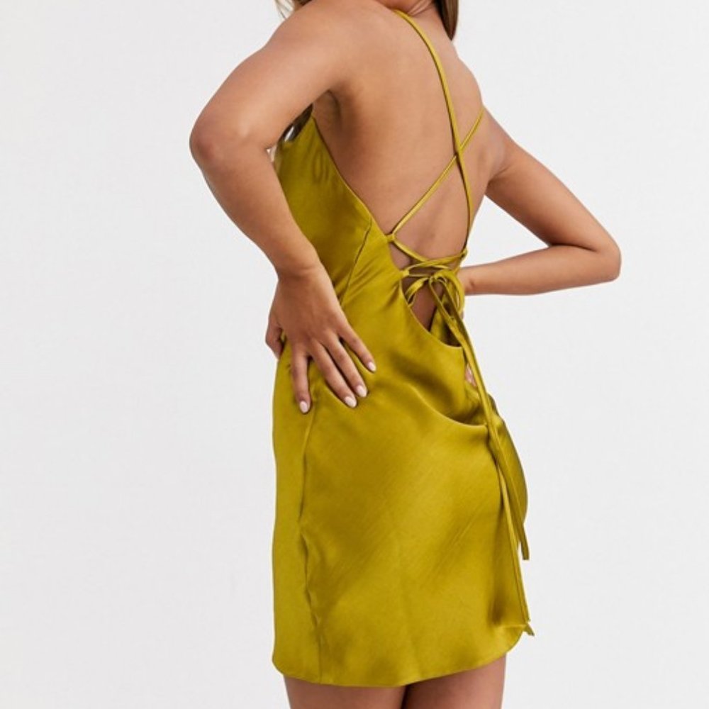 ASOS satin mini dress